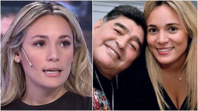 Fuerte definición de Rocío Oliva al hablar de una posible reconciliación con Diego Maradona (Fotos: Web)