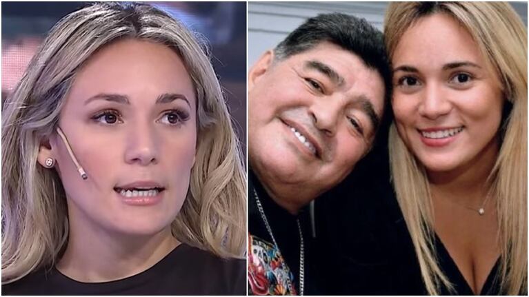 Fuerte definición de Rocío Oliva al hablar de una posible reconciliación con Diego Maradona (Fotos: Web)