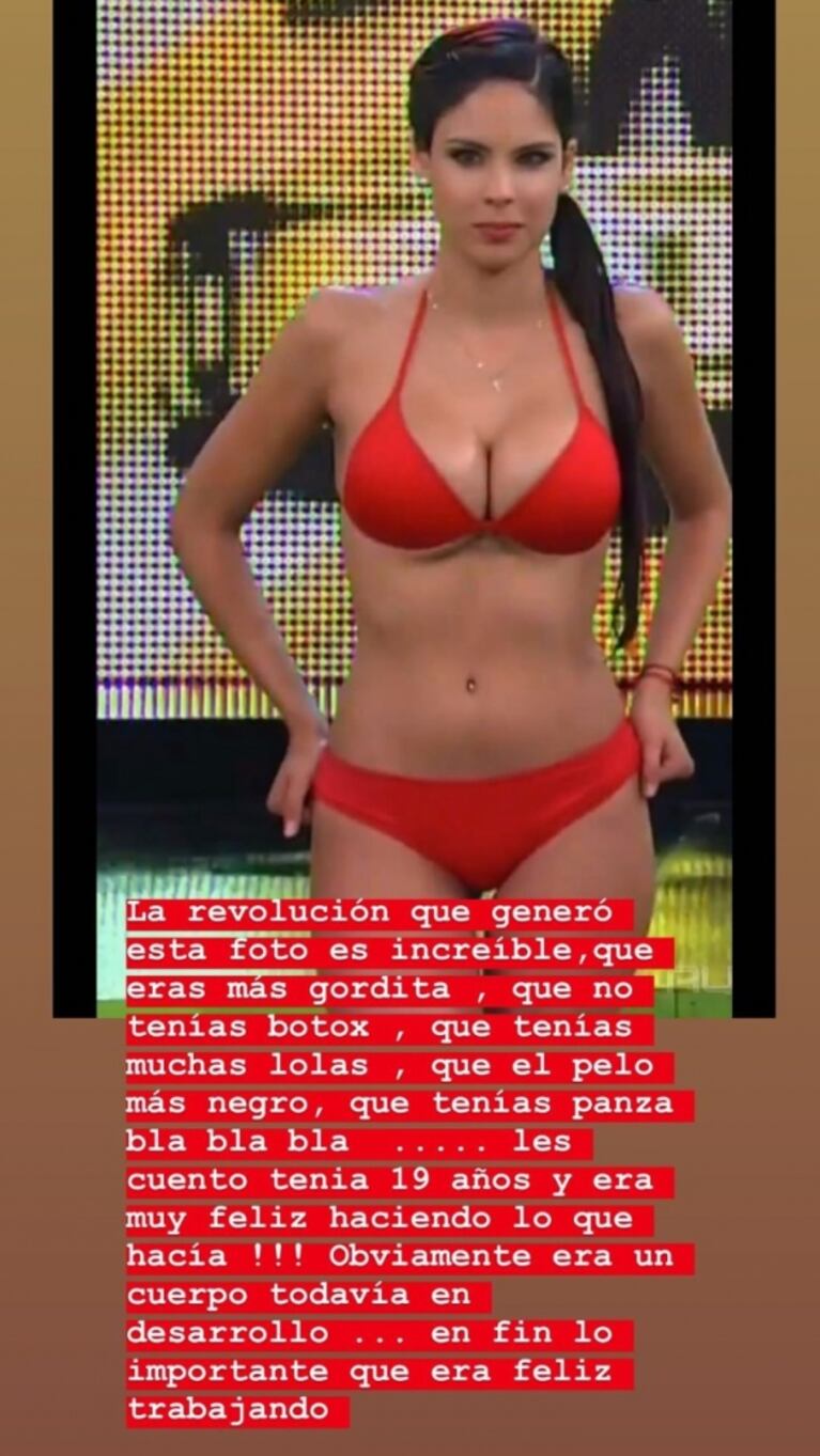 Fuerte descargo de Barby Franco tras las críticas por una foto: "Tenía 19 y lo importante es que era feliz” 