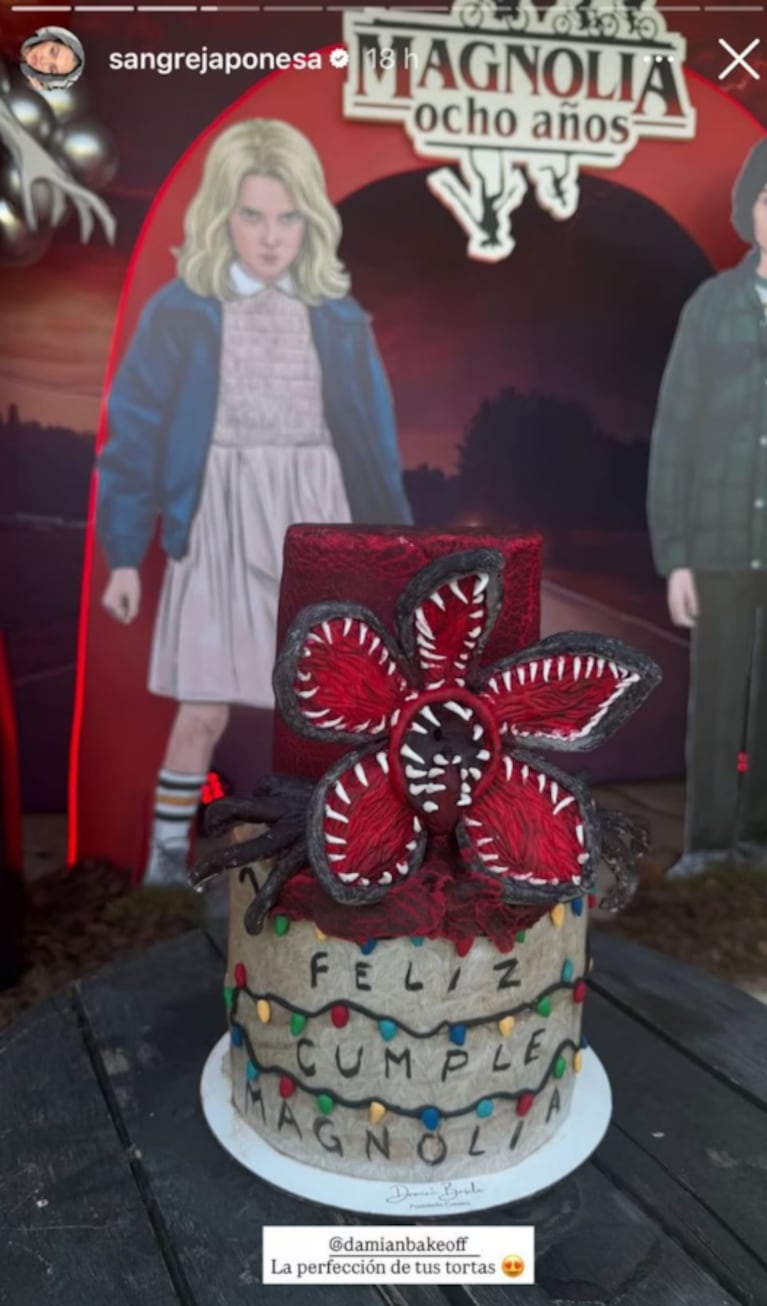 Fuerte descargo de Damián de Bake Off luego del hostigamiento por la torta que le hizo a la China Suárez | Créditos: Instagram @sangrejaponesa