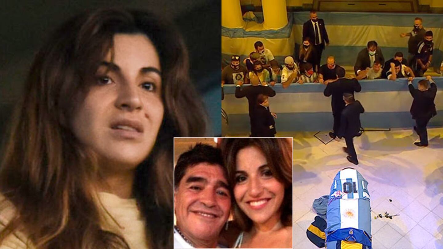 Fuerte descargo de Gianinna Maradona sobre el polémico final del velatorio de Diego: Tomé yo la decisión cuando empezaron a revolear cosas