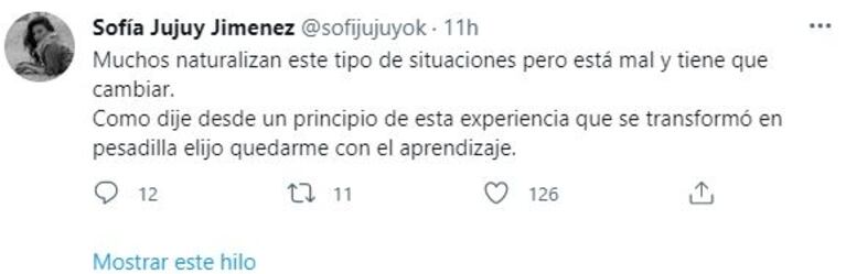 Fuerte descargo de Jujuy Jiménez contra Horacio Cabak: "Es horroroso escuchar a un compañero hablar así"