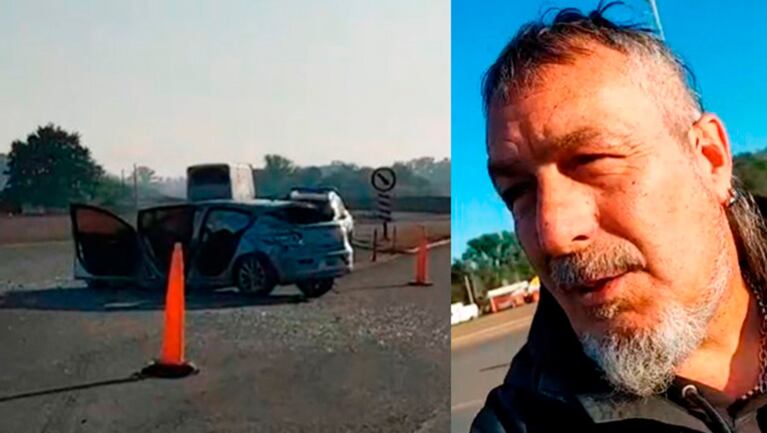 Fuerte descargo del Mono de Kapanga tras haber sufrido un choque en la ruta.