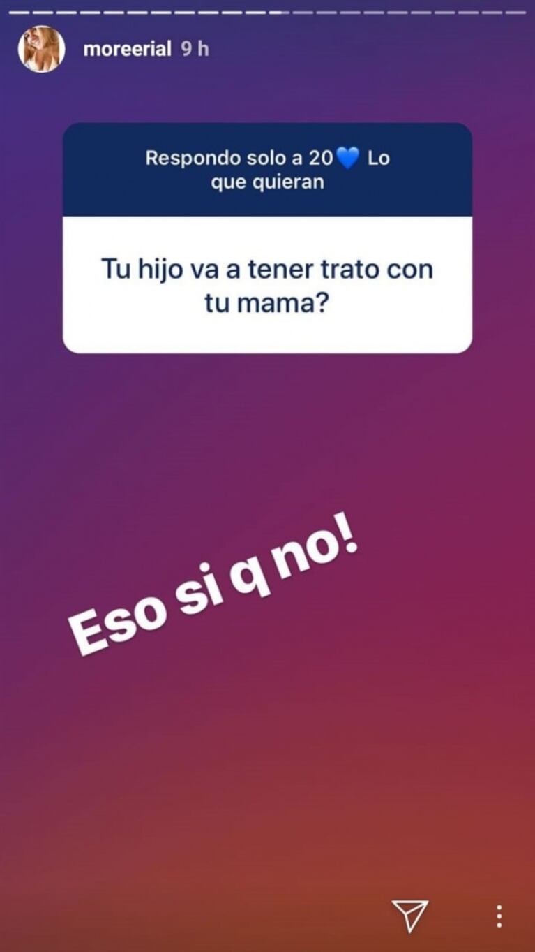 Fuerte frase de Morena Rial para Silvia D’Auro: "Mi hijo no va a tener trato con mi mamá; ni siquiera la va a conocer"