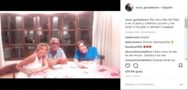 Fuerte frase del Negro González Oro en apoyo a Cacho Castaña: "¡A los giles, ni cabida!"
