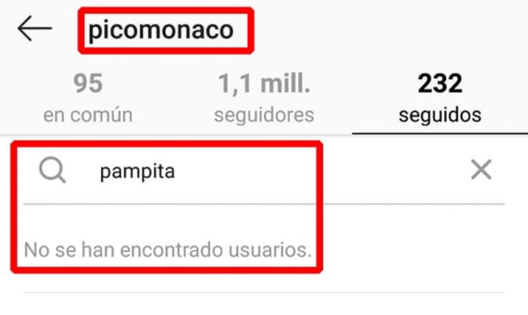 Fuerte gesto 2.0 de Pico Mónaco con Pampita luego de que la modelo blanqueara su romance con Mariano Balcarce