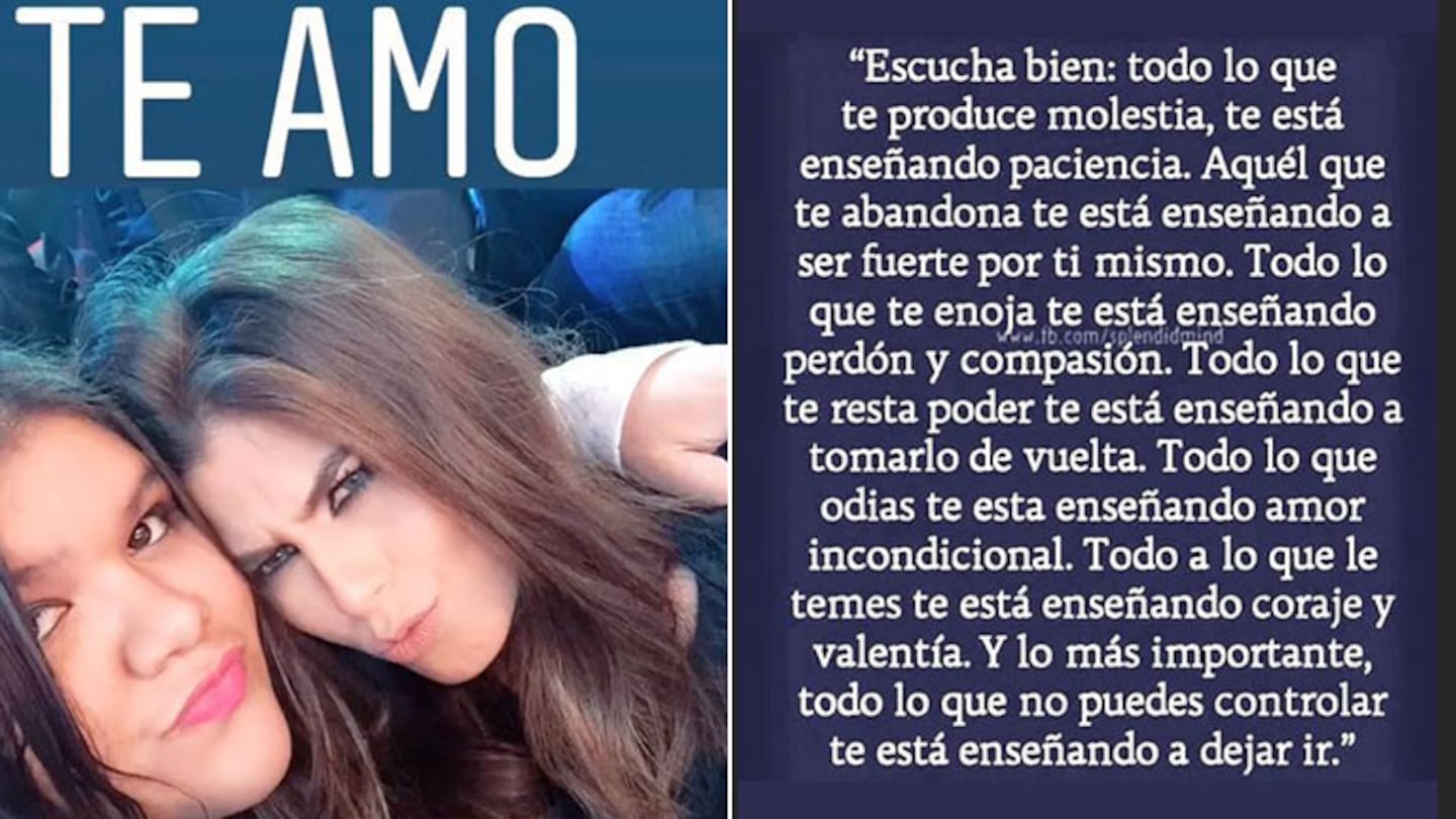 Fuerte mensaje de apoyo de Loly Antoniale a Morena Rial: la contundente respuesta de la hija del periodista
