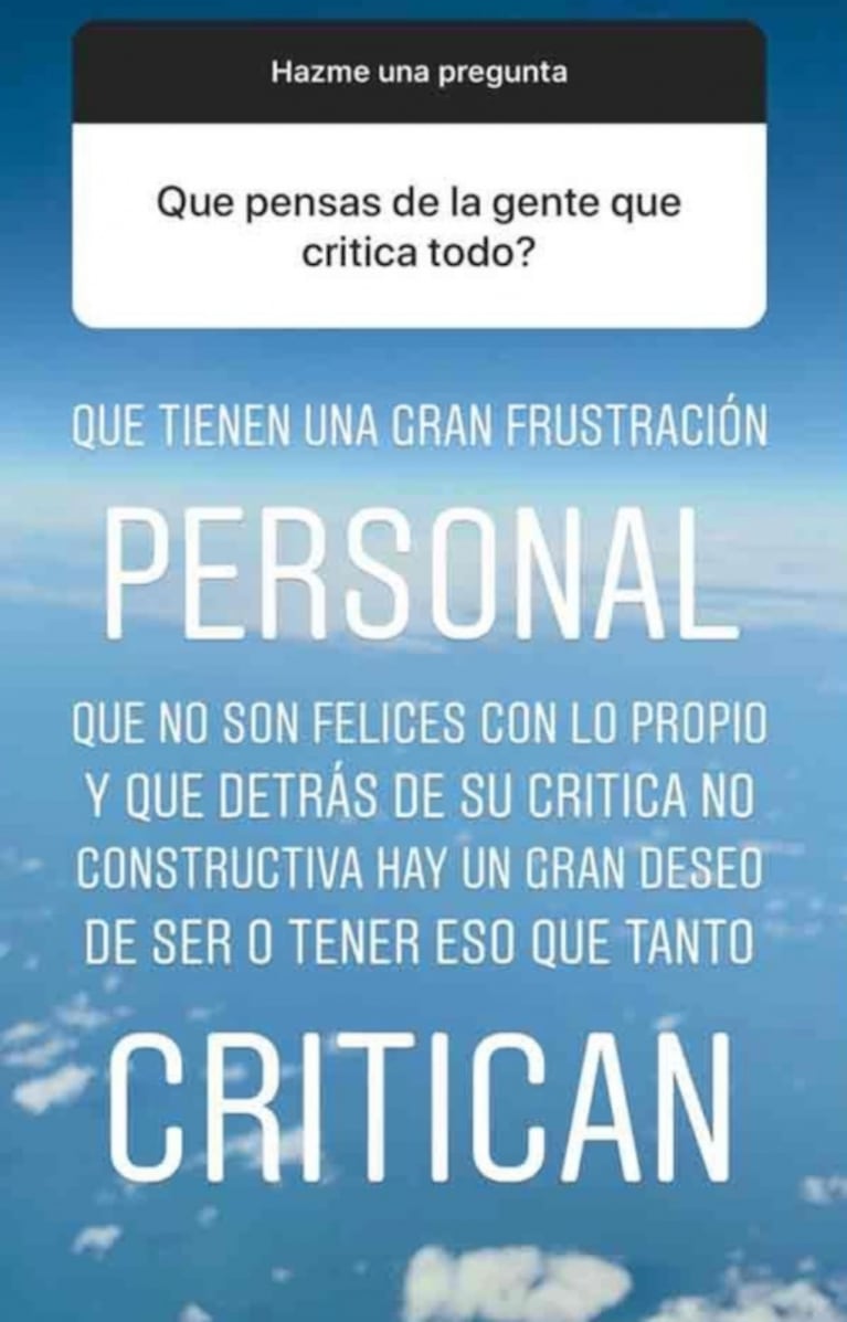 Fuerte mensaje de Lali Espósito contra los haters: "Tienen una gran frustración personal"