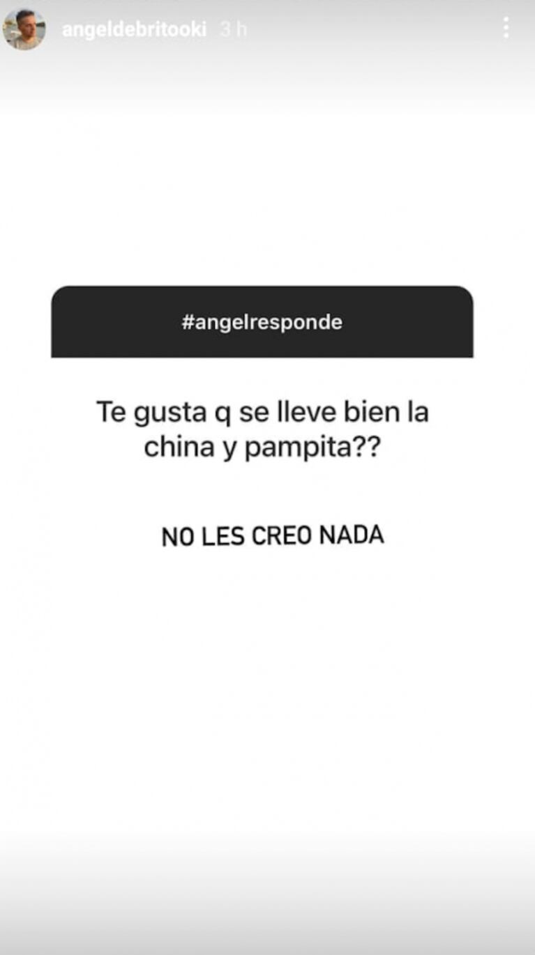 Fuerte opinión de Ángel de Brito sobre la reconciliación de China Suárez y Pampita: "No les creo nada"