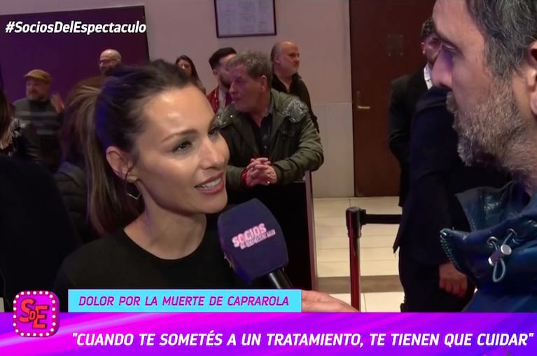 Fuerte pedido de Pampita tras la muerte de Mariano Caprarola: “Ojalá haya una justicia real”