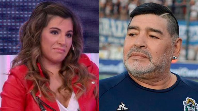 Fuerte posteo de Gianinna Maradona por el cumpleaños de Diego y la reacción del Diez: Disney y también neuropsiquiátricos
