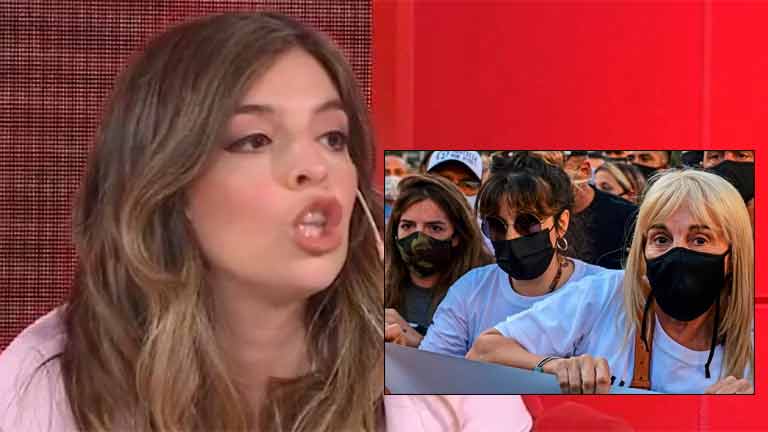 Fuerte reacción de Dalma Maradona ante la versión de que insultaron a Claudia Villafañe en la marcha de Diego