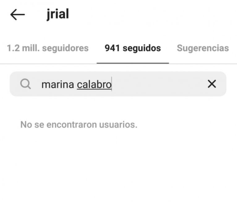 Fuerte reacción de Rial tras los duros dichos de Marina Calabró en su contra: el conductor la eliminó en Instagram