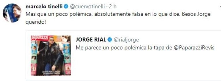 Fuerte reacción de Tinelli, tras una polémica tapa de Paparazzi y un tweet de Rial sobre su salud: "Dicen un montón de mentiras, no se entiende de dónde las inventaron"