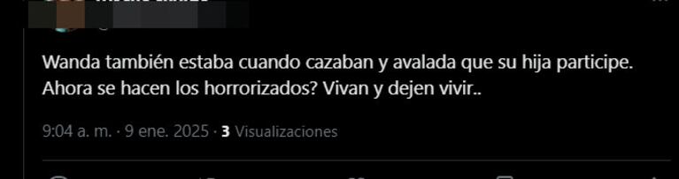 Fuerte repudio a Mauro Icardi por cazar animales junto a sus hijas y letales críticas a China Suárez