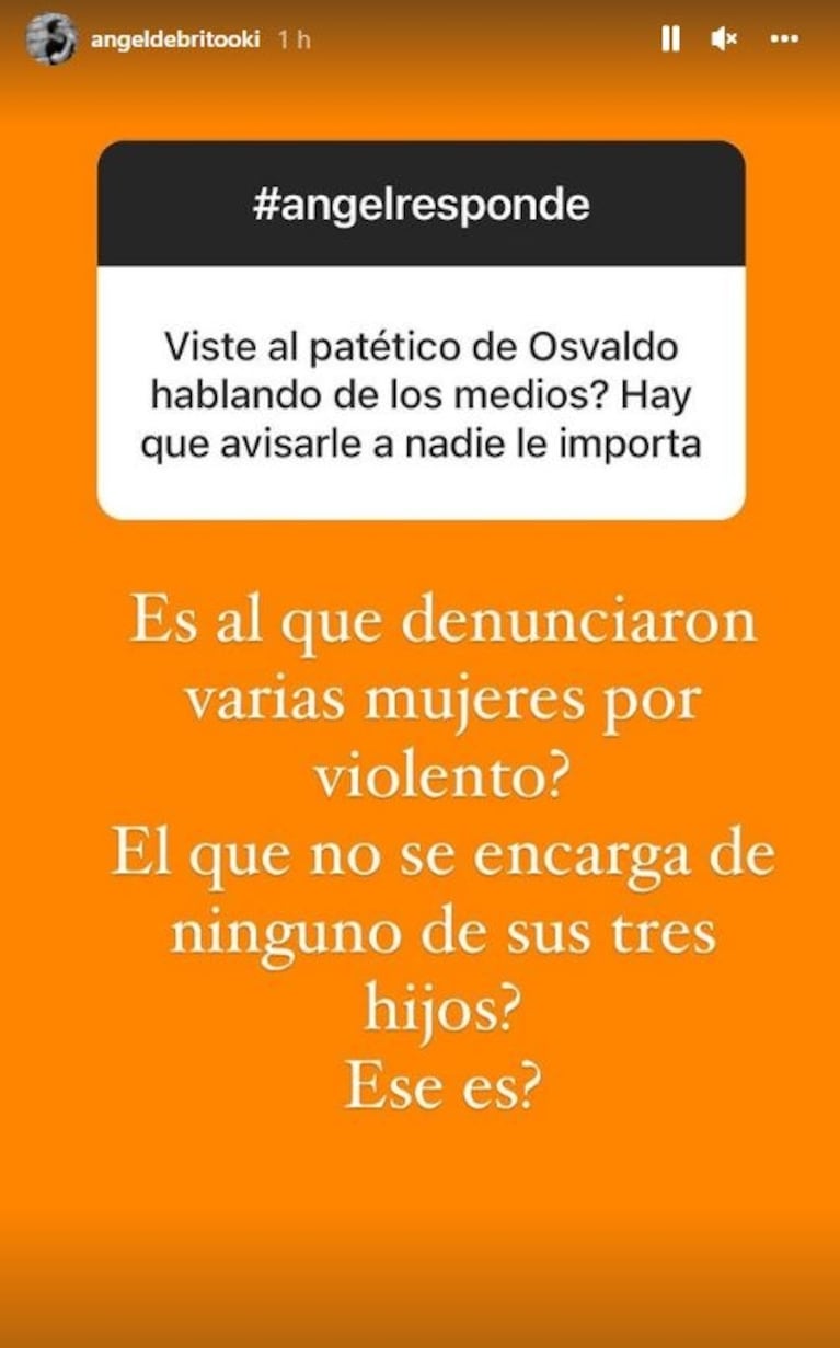 Fuerte respuesta de Ángel de Brito a Daniel Osvaldo: "¿Es al que denunciaron varias mujeres por violento?"