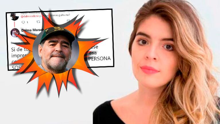 Fuerte respuesta de Dalma Maradona tras un desubicado comentario sobre la paternidad de Diego en Cuba 