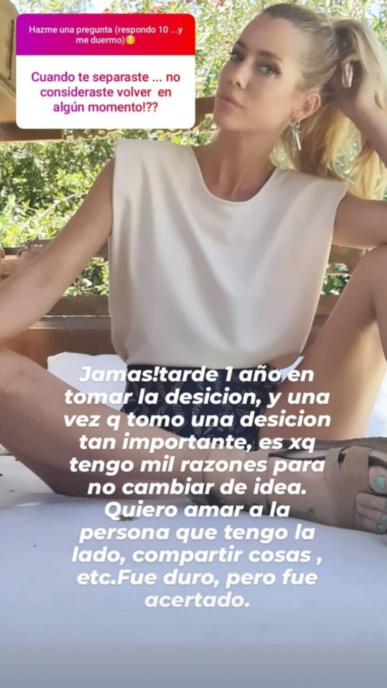 Fuerte respuesta de Nicole Neumann sobre si quiso volver con Cubero: "¡Jamás! Tardé un año en tomar la decisión"