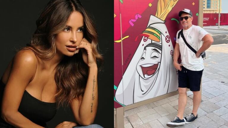 Fuerte sincericidio de Lourdes Sánchez sobre cómo reaccionó cuando supo que Chato Prada se iba al Mundial (Fotos: Web e Instagram)