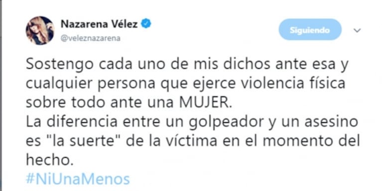 Fuerte tweet de Nazarena Vélez mientras Fede Bal hablaba en Intrusos: la reacción en vivo del actor