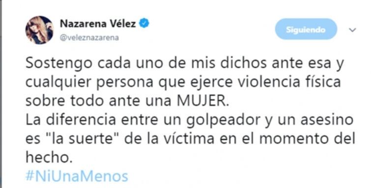 Fuerte tweet de Nazarena Vélez mientras Fede Bal hablaba en Intrusos: la reacción en vivo del actor