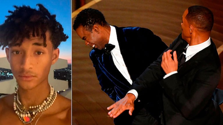 Fuerte tweet del hijo de Will Smith y Jada Pinkett tras el escándalo de su padre con Chris Rock en los Oscar (Foto: AFP)