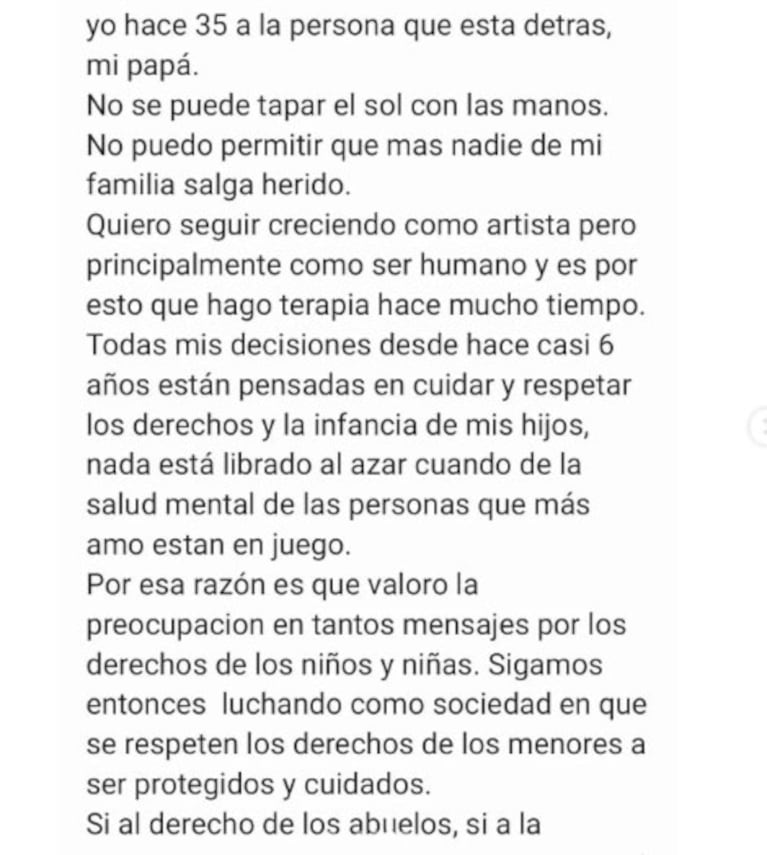 Fuertísimo descargo de la hija de Piñón Fijo contra su padre: "Está desaparecido desde el último maltrato"