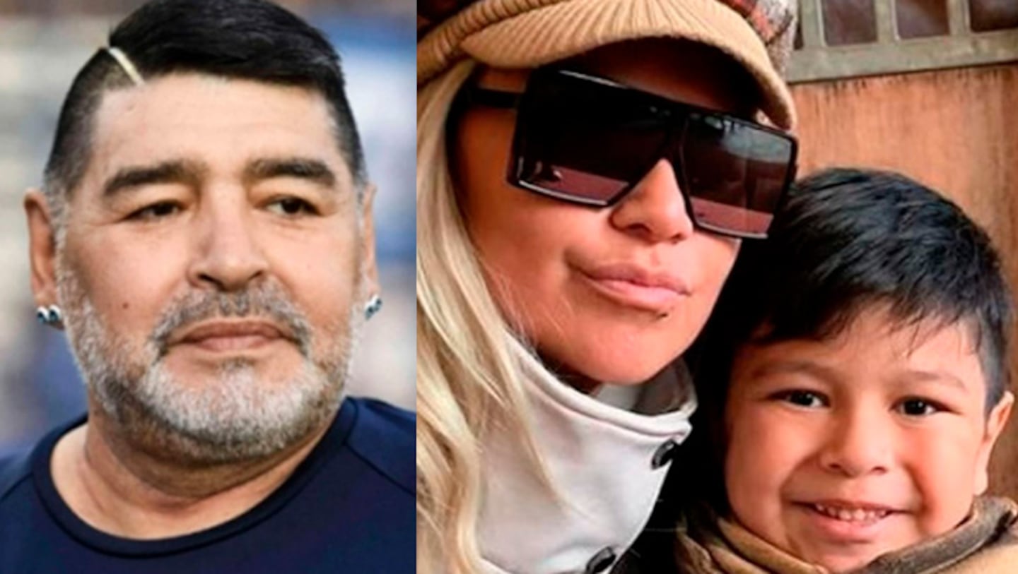 Fuertísimo posteo de Verónica Ojeda con Dieguito Fernando por Diego Maradona.