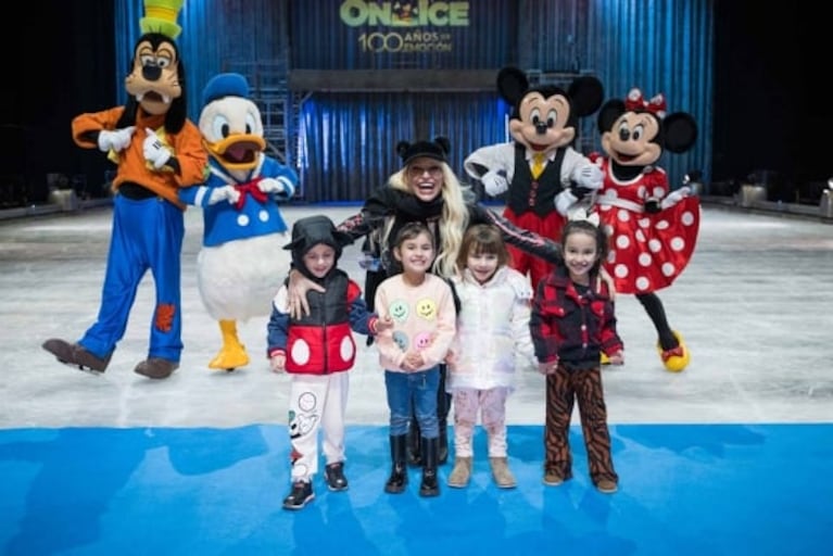 Función especial de Disney On Ice: los looks de los famosos y sus hijos