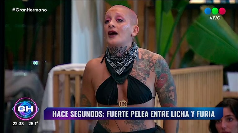 Furia en Gran Hermano