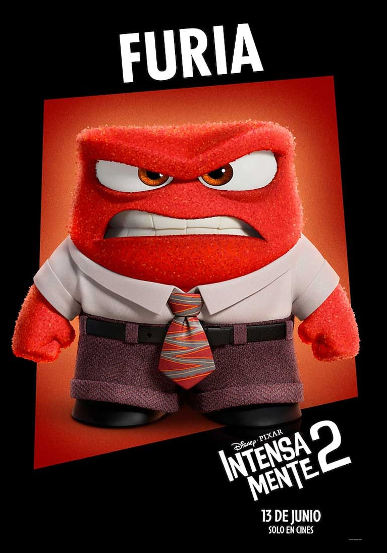 Furia en Intensa-Mente 2 (Foto: gentileza Disney - Pixar)