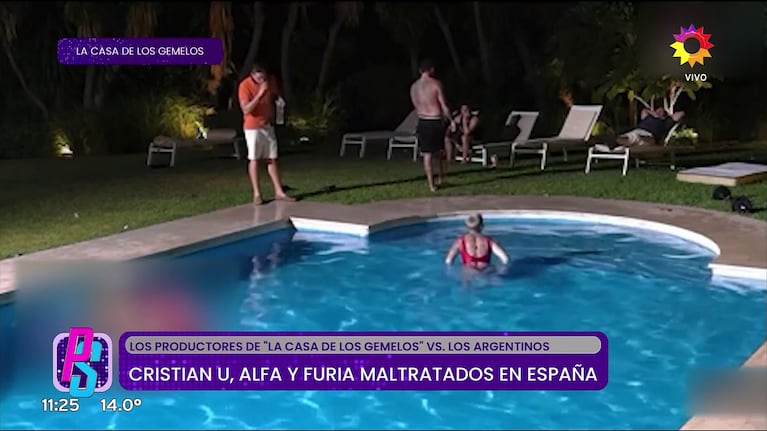 Furia en La Casa de los Gemelos (Foto: captura de Puro Show).
