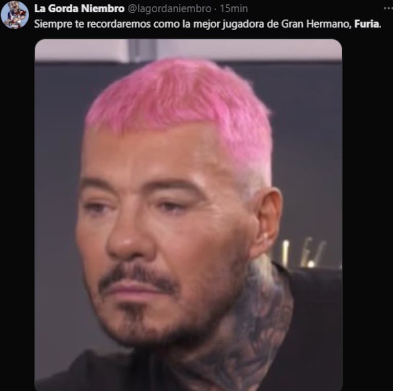 Furia fue eliminada de Gran Hermano 2023 y en X (Twitter) estallaron los memes.