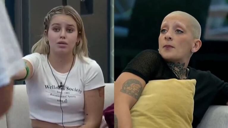 Furia Scaglione y Coti Romero protagonizaron un fuerte cruce en “Gran Hermano” (Foto: Captura Telefe)