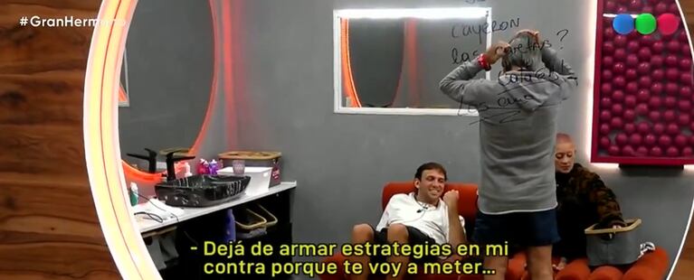 Furia se cruzó muy fuerte con Darío en Gran Hermano y le hizo una letal amenaza: “¡Viejo zorro!”