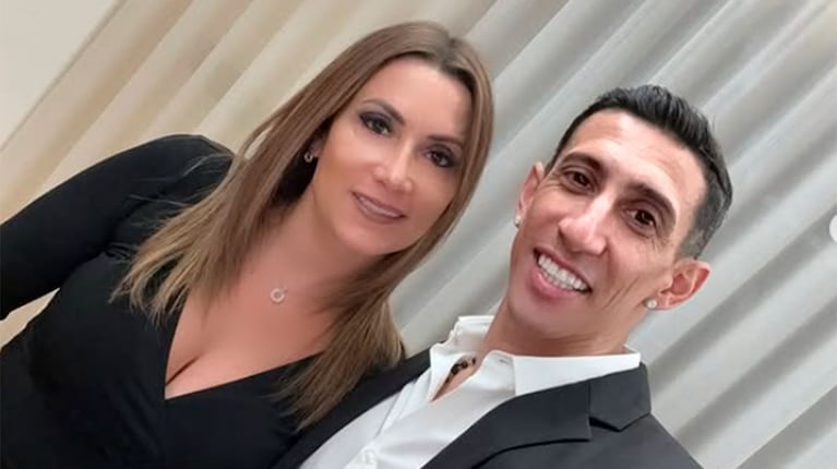 Furia total de Ángel Di María y Jorgelina Cardoso contra un periodista (captura de Instagram)
