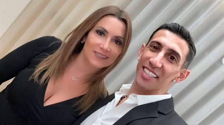 Furia total de Ángel Di María y Jorgelina Cardoso contra un periodista (captura de Instagram)