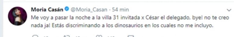 Furiosa catarata de tweets de Moria Casán contra Julia Mengolini: "Si tanto le gusta la política, cito a Claire Underwood; 'no me gustan las mujeres que se acuestan con sus jefes'"