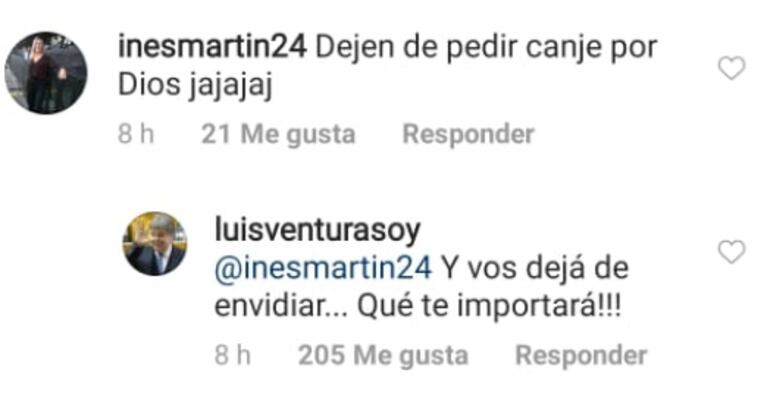 Furiosa respuesta de Ventura cuando lo acusaron de usar canjes para el cumple de Antonio: "¡Dejá de envidiar!"