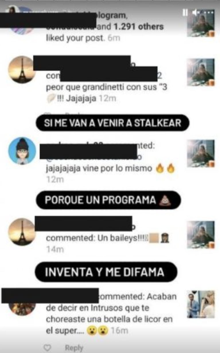 Furioso descargo de la hermana de Calu Rivero contra Intrusos luego de que la acusaran de robar: "Inventan y me difaman"