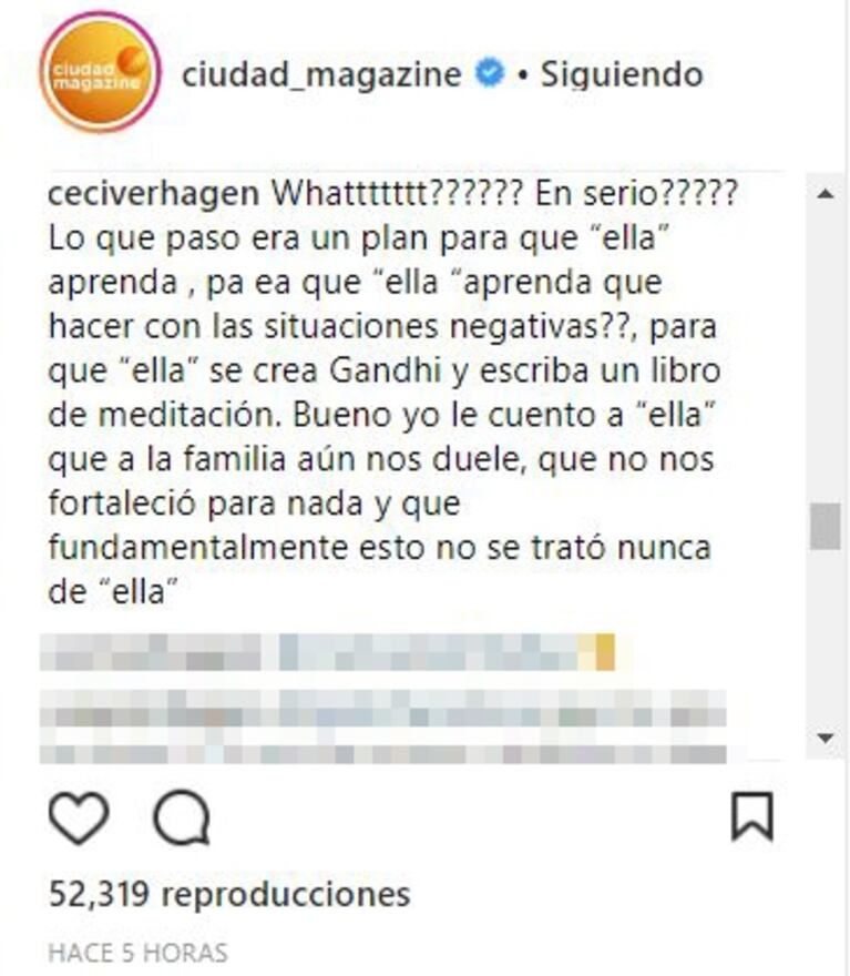Furiosos mensajes de la excuñada de Liz Solari, indignada tras escucharla hablar de su hermano fallecido