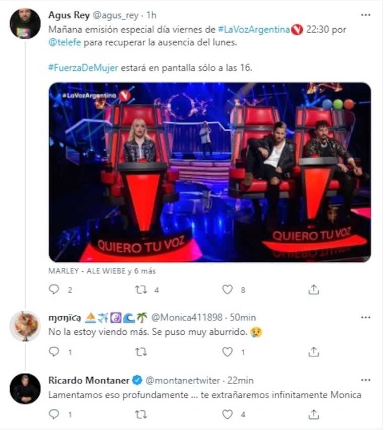 Furiosos tweets de Ricardo Montaner contra quienes critican a sus hijos en La Voz Argentina: "Le mando besos a tu mami"