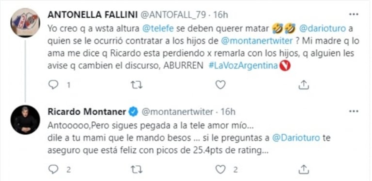 Furiosos tweets de Ricardo Montaner contra quienes critican a sus hijos en La Voz Argentina: "Le mando besos a tu mami"