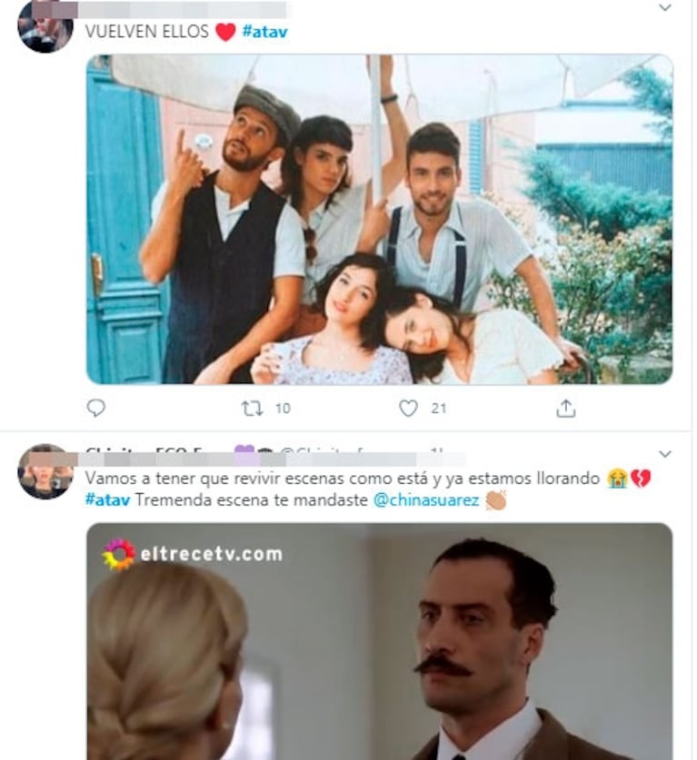 Furor en Twitter ante el regreso de Argentina, tierra de amor y venganza a la pantalla del eltrece