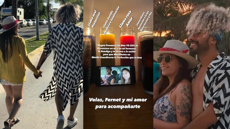 Gabo Usandivaras armó un altar en nombre de su hermana (Fotos: Instagram y Web)