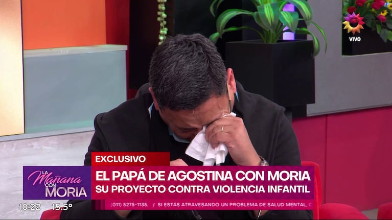 Gabriel, el papá de Agostina Vega.