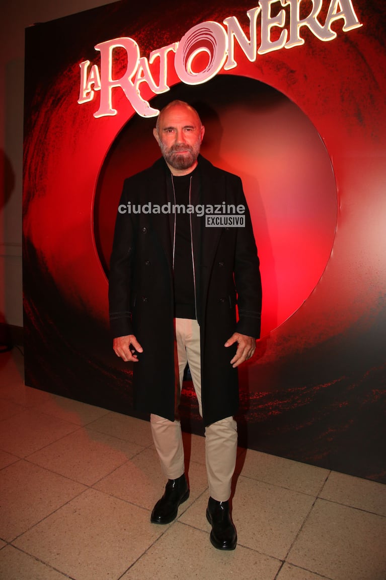 Gabriel Lage en el estreno de La Ratonera (Foto: Movilpress).