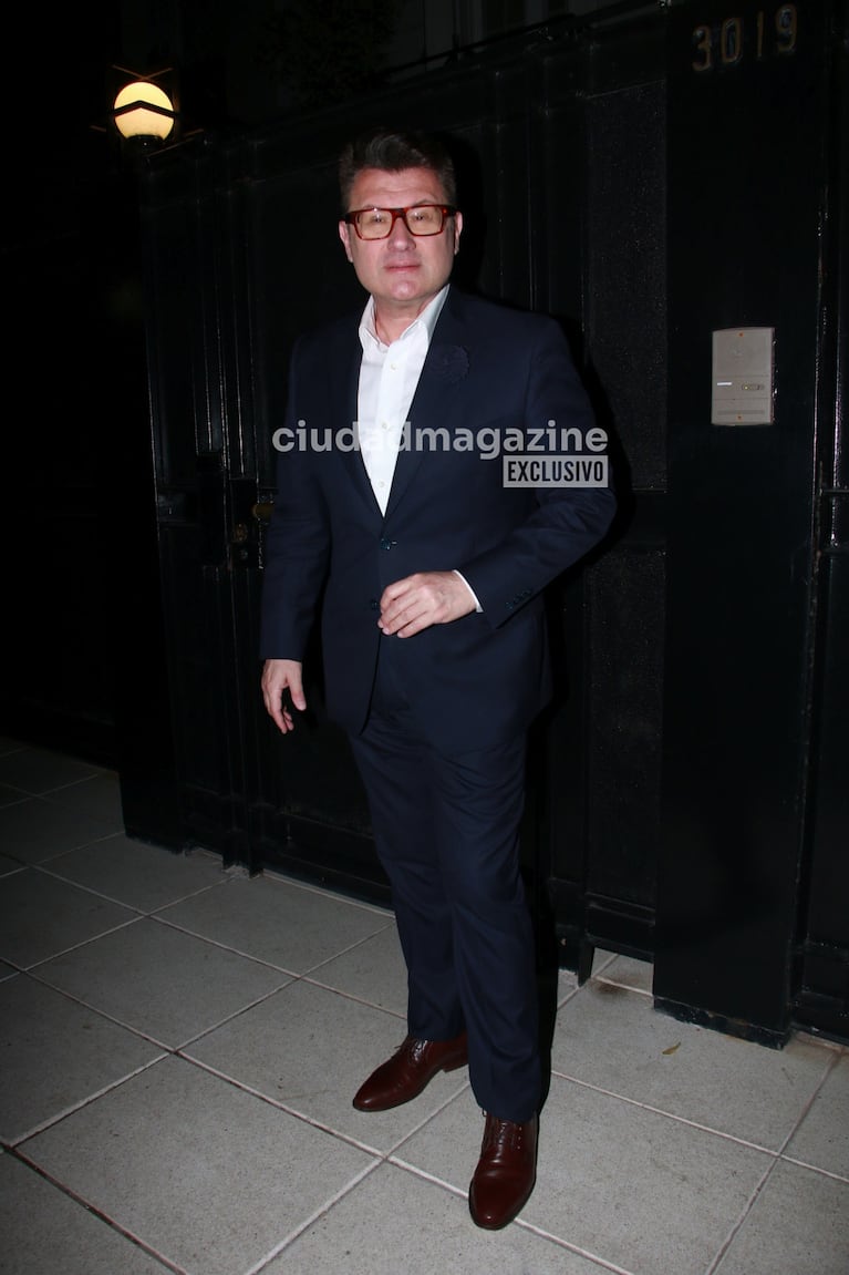 Gabriel Oliveri en el cumpleaños de Marcela Tinayre (Foto: Movilpress).