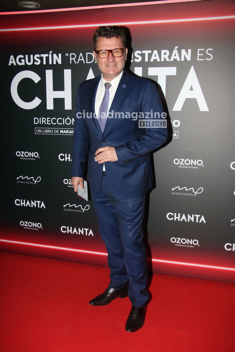 Gabriel Oliveri en el estreno de Agustín 'Soy Rada' Aristarán (Foto: Movilpress).
