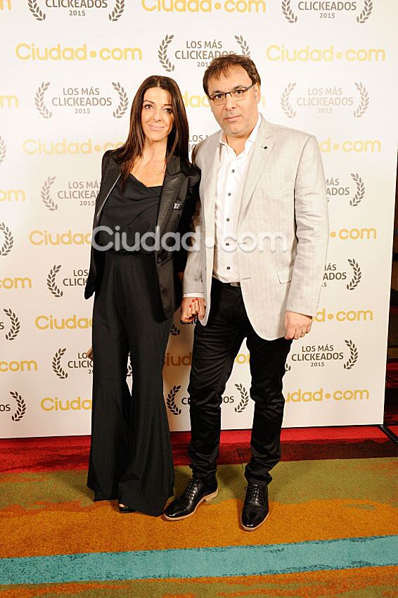 Gabriel Rolón y su mujer, en los más clickeados 2015 (Foto: Diego Omar)